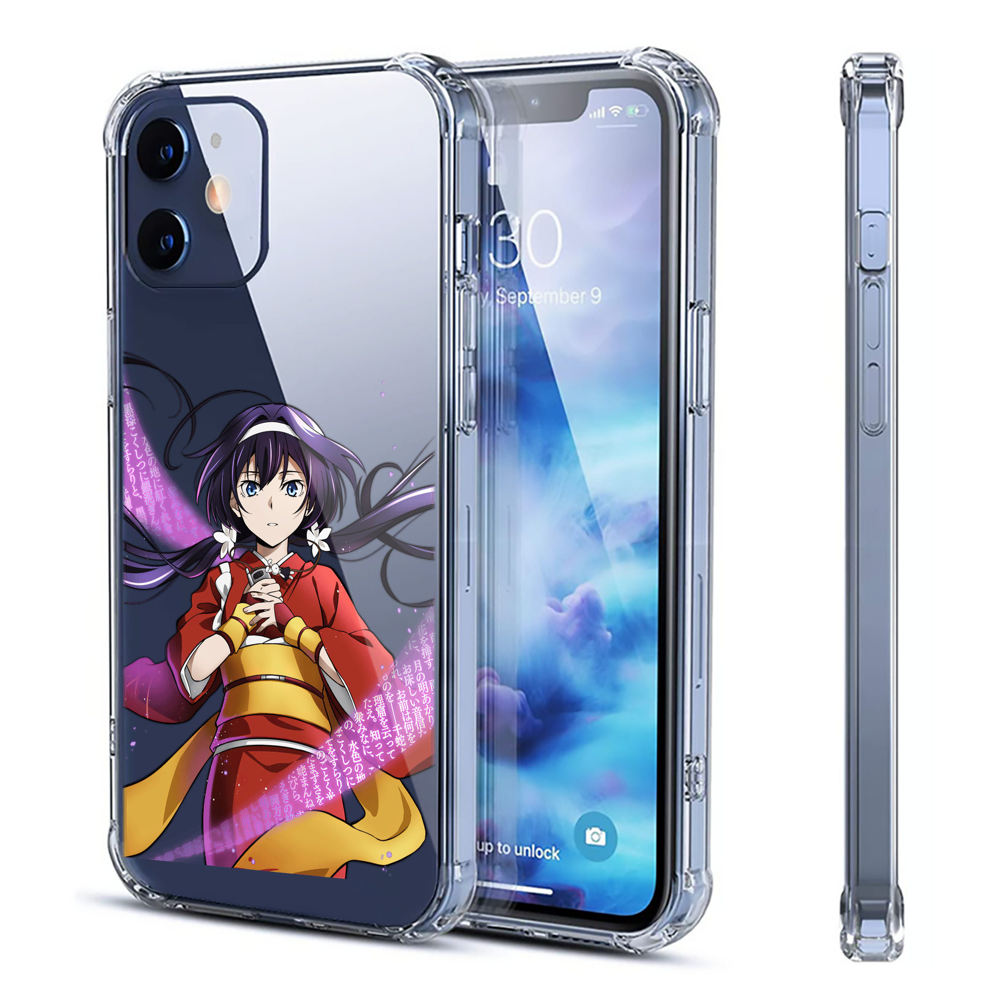（画像用） 文豪ストレイドッグス Bungo Stray Dogs 【iPhone 12シリーズ対応】透明スマホケース（クリアソフトケース）